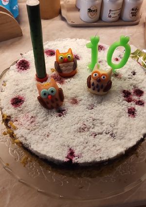 Gyümölcsös kölestorta recept fotója