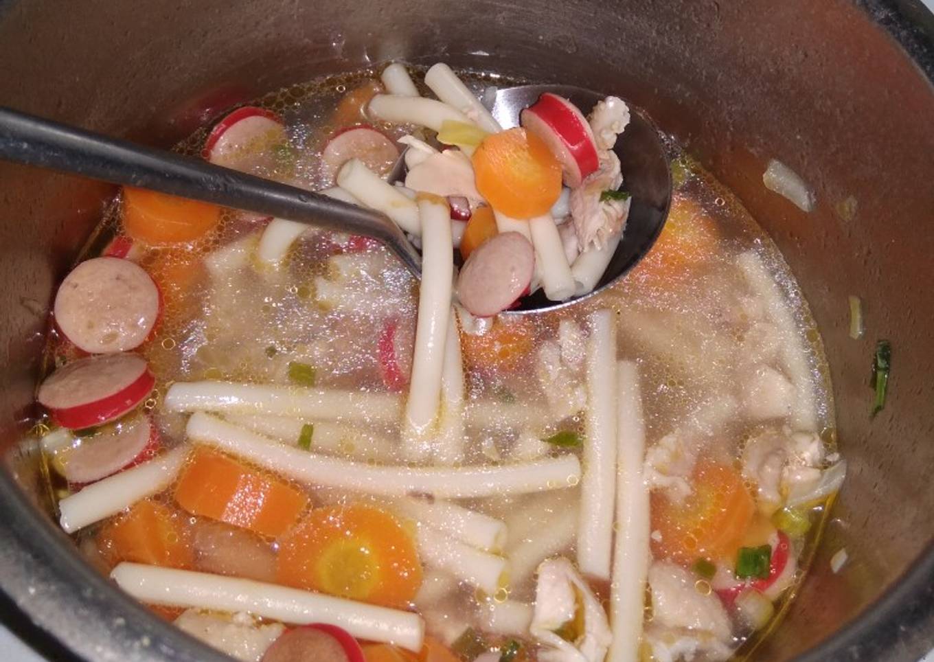Sup ayam makaroni