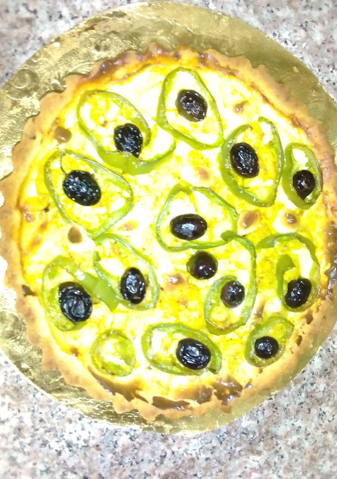 صورة لوصفة كيش بحجم كبير خفيف روعة 😍✌️