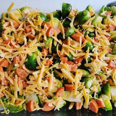 A picture of Yummy baked brussels sprouts😋👍.