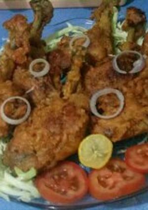 A picture of Chicken crispy pakora pice🌶🍗🍗🌶.