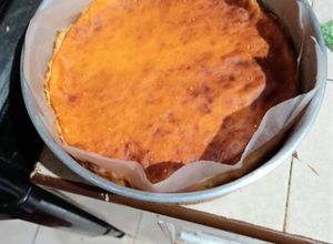Una foto de Pastel de yogur griego sin harina