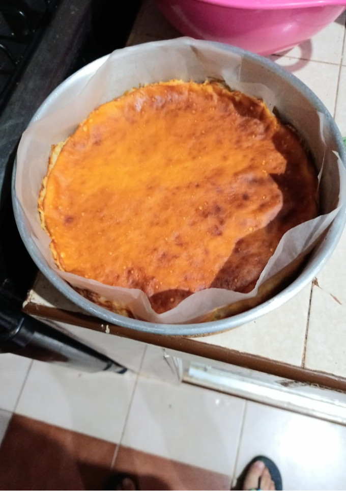 Una foto de Pastel de yogur griego sin harina