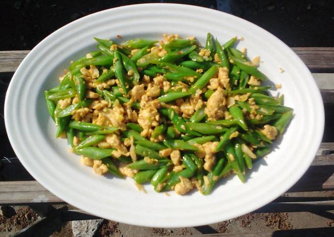 Cara Buat Orak-arik buncis telur minimalis Ekonomis