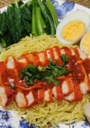 รูปของ บะหมี่หมูแดง
