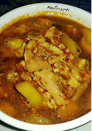Foto resep Gongso Ayam Telor