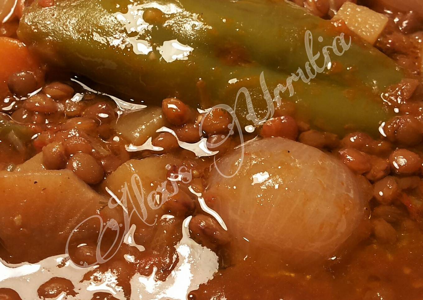 Lentejas a la jardinera