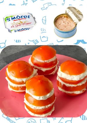 Une photo de Millefeuilles de tomates