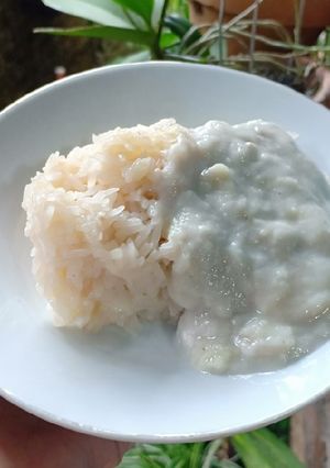Foto resep Ketan kuah durian