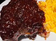 A picture of baby back ribs