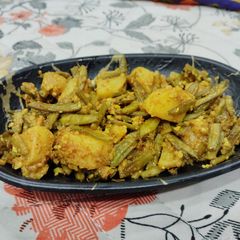 A picture of Cluster beans (gawar).