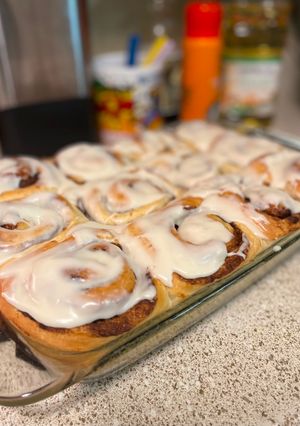 A picture of Jay's Cinnamon Rolls.