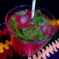 Rose mojito A picture of Rose mojito.