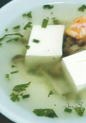 Foto resep Sup Jamur Tofu