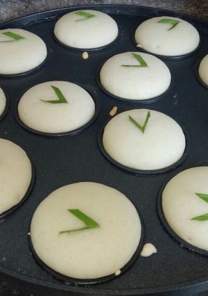 Foto resep Apem jawa (apem jadul) tepung beras