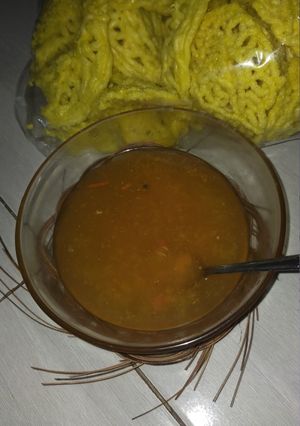 Foto resep Kuah ceos gurih pedes