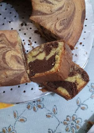Foto resep Bolu marmer empat telur