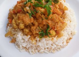 Una foto de Coliflor tikka masala