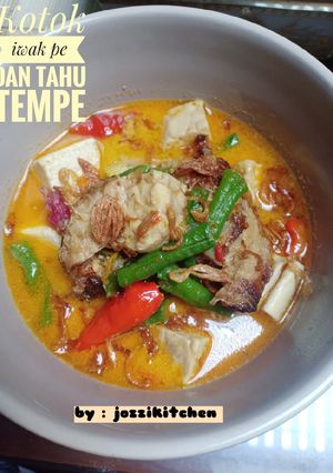 Foto resep Kotok Iwak Pe Tahu Tempe Simple