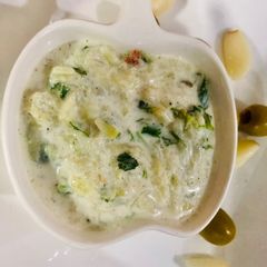 A picture of Louki Aloo ka raita summer special.