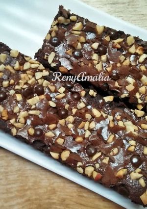 Foto resep Shiny Crust Brownies 🍫🍰