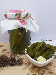 عکسی از دستور خیارشور یک روزه وفوری (و روش کنسرو کردن)😋