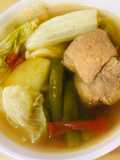 Pork & Vegetables in a Lightly Spiced Clear Broth (Turmeric - Garam Masala)