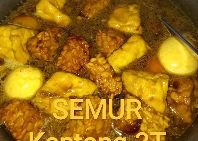 Resep Semur Kentang 3 T Tempe Telur Tahu Oleh Mommy Iyell Cookpad