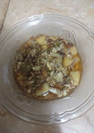 A picture of Aloo egg ki bhujia.