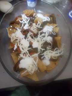 Una foto de Chilaquiles Aztecas