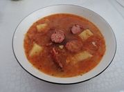 Una foto de repollo blanco sopa