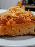 Pizza de liquidificador - sabor hot dog
