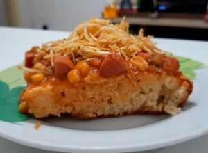 Foto de Pizza de liquidificador - sabor hot dog