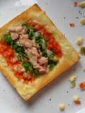 Ham&Bell Pepper Open Toast