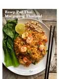 🍜Pad thai (ผัดไทย P̄hạd thịy) Mie goreng Thailand