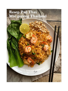 Foto resep 🍜Pad thai (ผัดไทย P̄hạd thịy) Mie goreng Thailand