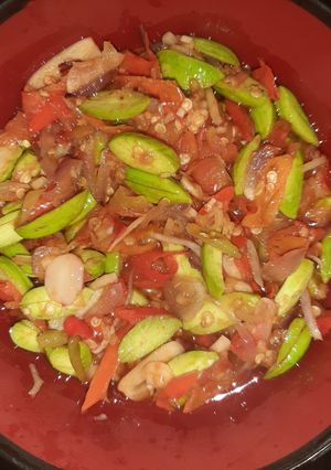 Foto resep Sambel Pete Pelangi