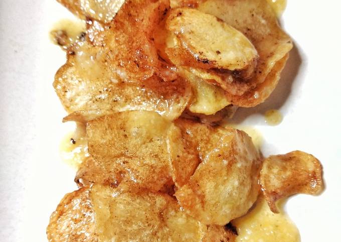 Bagaimana Membuat Potato Chips Garlic Butter Parmesan, Enak