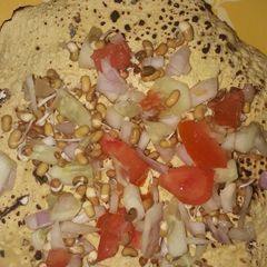 A picture of Sprouted salad papad.