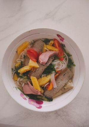 Hình của món Bún chả cá.