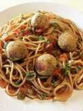 Vegan Meatballs Spaghetti