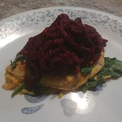 A picture of Beet pasta.