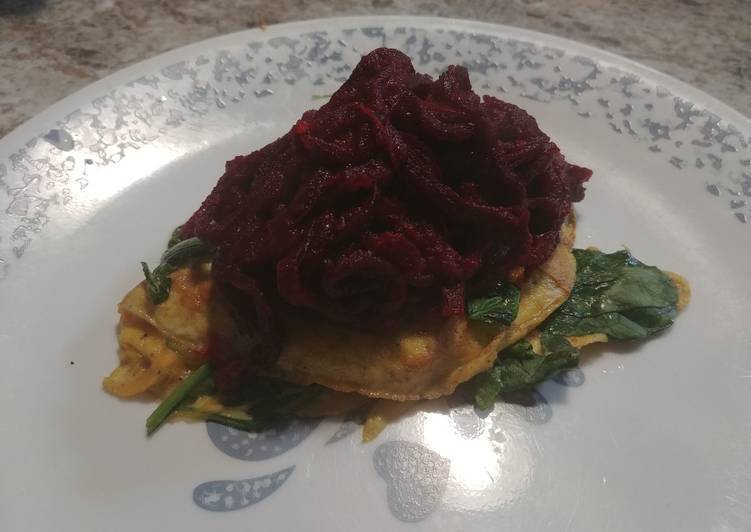 Beet pasta