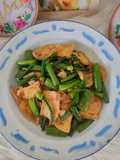Oseng Kembang Bawang (Belalo) dan Tahu