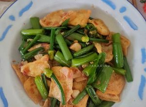 Foto resep Oseng Kembang Bawang (Belalo) dan Tahu