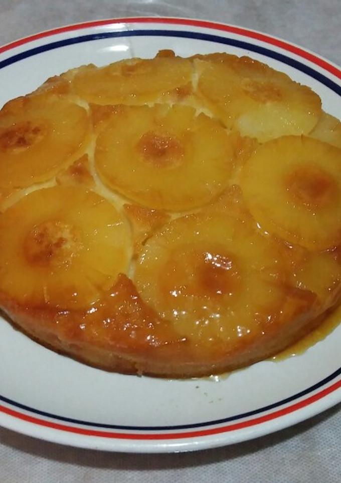 Una foto de Torta invertida de anana