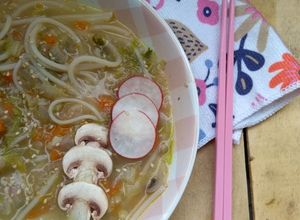 Una foto de Sopa Kung fu panda