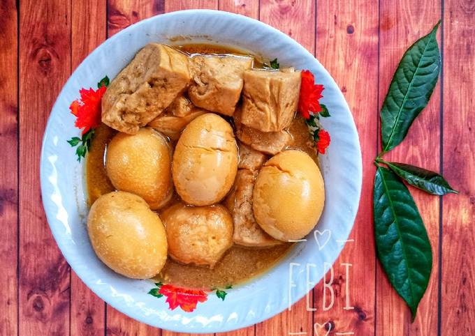 Resep Semur Telur Tahu Resep Semur Telur Tahu