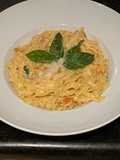 Fettuccine con burrata