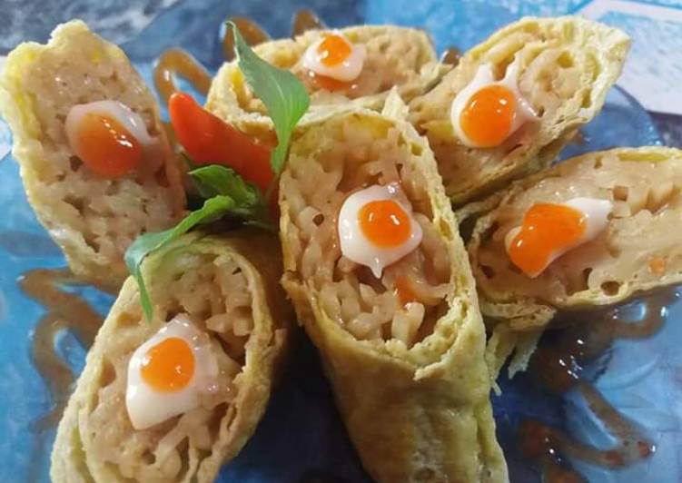 Resep Indomie gulung (cemilan murah dan enak buat keluarga)🤩 Anti Gagal